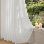 Patio Screen Non-See-Through Outdoor Curtains Waterproof Sheer Lightweight - Image 5