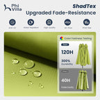 PHI VILLA 15ft Large Outdoor Patio Umbrella - Image 5