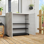 HOMSPARK Indoor/Outdoor Storage Cabinet - Image 6