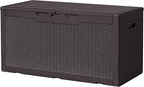 Devoko 97 Gallon Deck Box, Waterproof Resin Outdoor Storage Box by DEVOKO