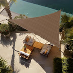Shade&Beyond Custom Sun Shade Sail 15'x18'x23.4' Triangle Sun Sail Shades Patio by ShadeBeyond