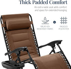 Best Choice Products Oversized Padded Zero Gravity Chair, Folding Outdoor Patio - Image 4
