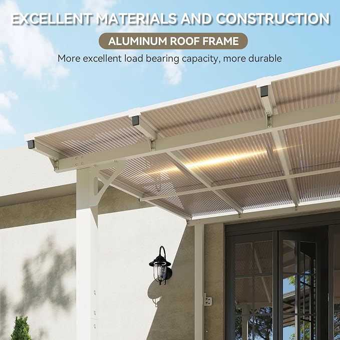 Aoxun 8’x10’ Gazebo for Patio, Gazebo Pergola - Image 5