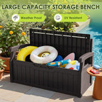 Greesum 80 Gallon Outdoor Storage Bench - Image 6