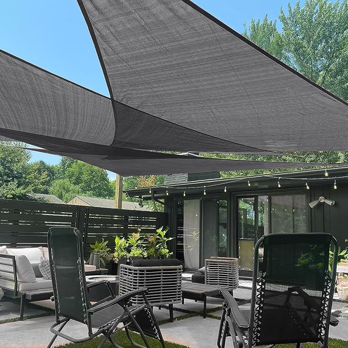 LOVE STORY Custom Size 6' x 6' x 8.5' Sun Shade Sail by LOVESTORY