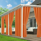 Patio Curtains Outdoor Waterproof, Privacy Drapes | Weatherproof & Sun Blocking by RichSets
