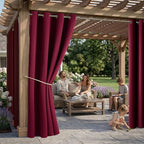 Waterproof Outdoor Curtain W52 x L84 - Image 2