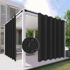 Easy-Going 100% Waterproof Outdoor Curtains 110x108 inch, Gazebo and Pergola 1 by Easy-Going