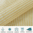 Shade&Beyond Custom Sun Shade Sail 20'x26'RectangleSun Sail Shades Patio UV - Image 3