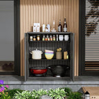 Mrosaa Storage Box Outdoor Caninet, Resin Indoor Storage Box Waterproof Outdoor - Image 5
