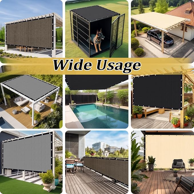 Shade&Beyond Customized Size 9' X 10' Shade Cloth - Image 6