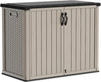 Patiowell 26 cu.ft Resin Outdoor Storage Cabinet, Waterproof, by Patiowell