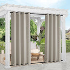 NICETOWN 2 Panels Natural Outdoor Curtains by NICETOWN