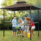Eurmax USA High Performance Grill Gazebo Canopy Replacement Cover 5x8 - Image 7