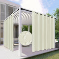 Easy-Going 100% Waterproof Outdoor Curtains 110x84 inch, Gazebo and Pergola 1 by Easy-Going