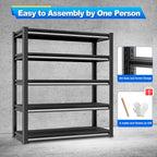 Garage Shelving Heavy Duty，Large Loads Adjustable Garage Storage Shelves - Image 5