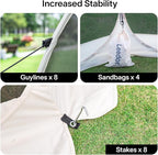 Alvantor Pop Up Screen House Tent, Instant Outdoor Gazebo - Image 6