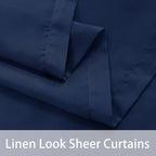 BONZER Waterproof Indoor/Outdoor Sheer Curtains - Image 4