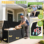 Greesum Outdoor Storage Box 82 Gallon Storage Bin - Image 6
