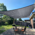 Sun Shade Sail 7' x 9' Dark Grey Rectangle Canopy Sail Shade Cover UV Block by SUNLAX