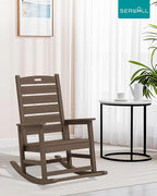 SERWALL HDPE Outdoor Rocking Chair - Image 2