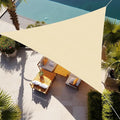 Shade&Beyond Custom Sun Shade Sail 11'x12'x16.3' Triangle Sun Sail Shades Patio by ShadeBeyond