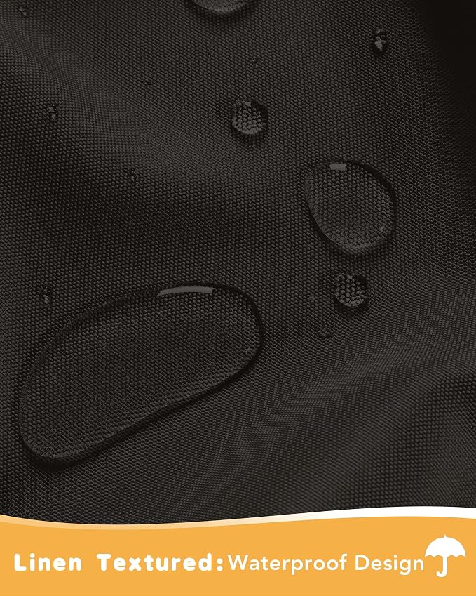 Outdoor Curtains for Patio Waterproof 2 Pcs 54x84 Inch Chocolate | Poolside - Image 2