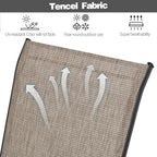 Stackable Patio Chairs Set of 8, Outdoor Chairs Set - Image 6