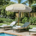AMMSUN 7ft Patio Umbrella with Fringe Outdoor Tassel Umbrella UPF50+ Premium - Image 2