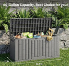 60 Gallon Resin Deck Box, Package Delivery Box - Image 2