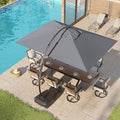 Grand patio 10x13 FT Large Cantilever Umbrella by GrandPatio