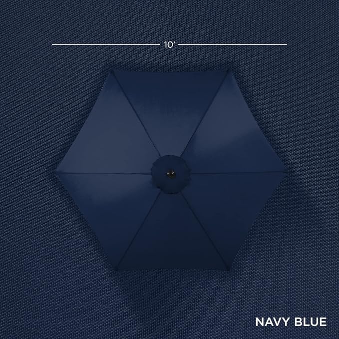 Best Choice Products 10ft Outdoor Patio Umbrella, Outdoor Table Umbrella - Image 4
