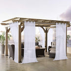 LORDTEX Burlap Linen Look Outdoor Curtain - Image 4