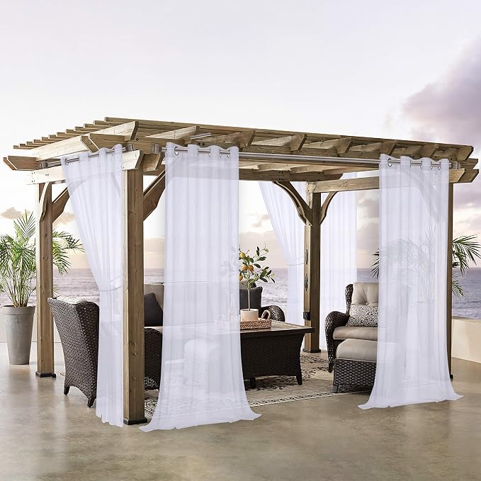 LORDTEX Burlap Linen Look Outdoor Curtain - Image 4