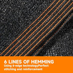 90% Shading Rate 20'x30' Black Shade Cloth, UV Resistant Durable Mesh Tarp - Image 3