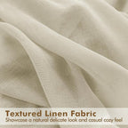 Semi Voile Beige Sheer Outdoor Curtains - Image 6