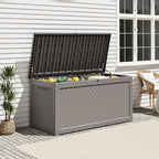 Outdoor Deck Storage Box, Resin Deck Boxes Indoor and outdoor, Waterproof - Image 5