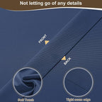 Outdoor Curtains for Patio Waterproof Rod Pocket 6 Pcs 54x95 Inch Navy | - Image 5