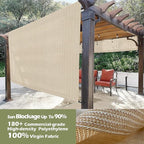 Alion Home Custom HDPE Permeable Canopy Sun Shade Cover Replacement - Image 2