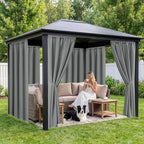 Outdoor Curtains for Patio Waterproof, 8 Panels, Rod Pocket | Weatherproof & - Image 4