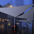 Royal Shade 6' x 12' x 13.4' Grey Triangle Waterproof Sun Shade Sail Order to - Image 7