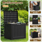 Flamaker Resin Deck Box 40 Gallon Waterproof Outdoor Storage Box | Indoor - Image 6