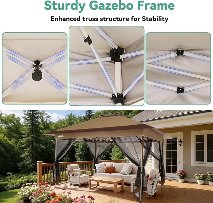 COBIZI 10x15 FT Pop up Gazebo on Clearance - Image 5