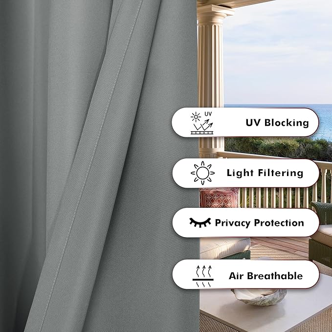 BONZER Outdoor Waterproof Curtains - Image 4