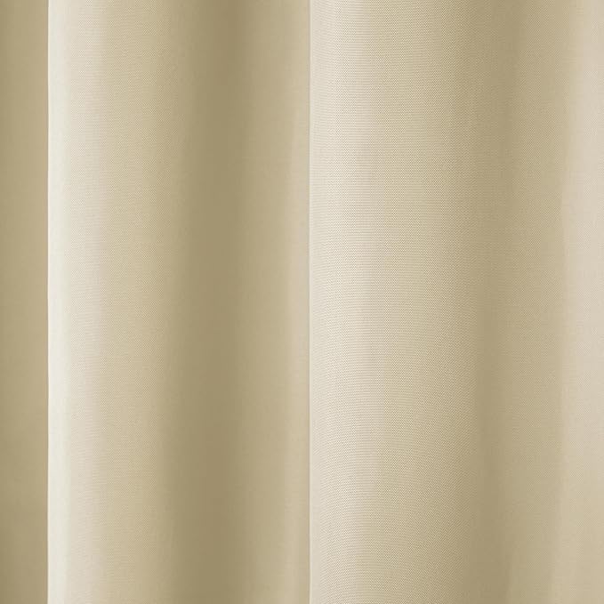 TOWN & COUNTRY BASICS Cabana Solid Heavyweight Indoor Outdoor Curtains - Image 4