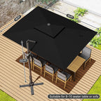 10x13 FT Outdoor Cantilever Patio Umbrella - Image 9