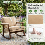 Outdoor Patio Rocking Chairs - Image 4