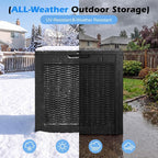 Outdoor Storage Box, 31 Gallon Resin Deck Boxes Outdoor Waterproof - Image 4
