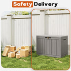 Outdoor Deck Storage Box, Resin Deck Boxes Indoor and outdoor, Waterproof - Image 6