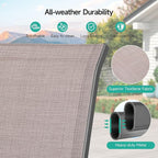 Patio Chairs Set of 2, All Weather Outdoor Dining Chairs | Stackable Dining - Image 6